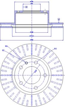 CAR 142.123 - Тормозной диск avtokuzovplus.com.ua