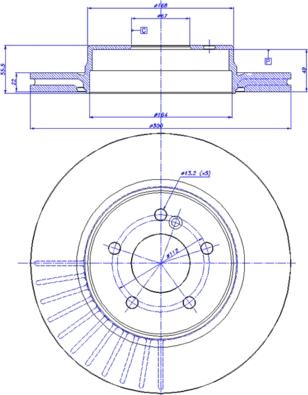 CAR 142.1245 - Тормозной диск avtokuzovplus.com.ua