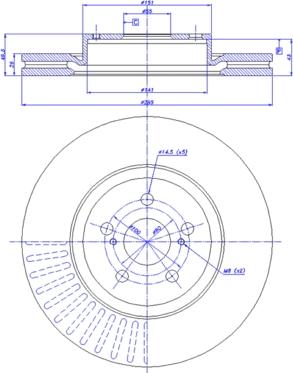 CAR 142.1256 - Тормозной диск avtokuzovplus.com.ua