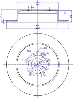 CAR 142.1257 - Тормозной диск avtokuzovplus.com.ua