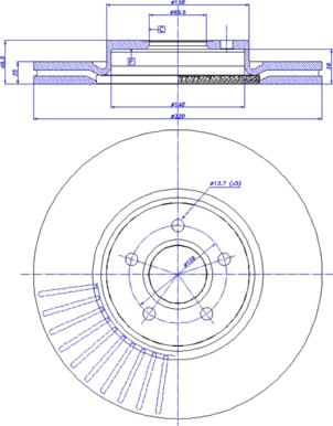 CAR 142.1259 - Гальмівний диск autocars.com.ua