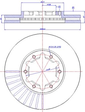 CAR 142.1275 - Тормозной диск avtokuzovplus.com.ua