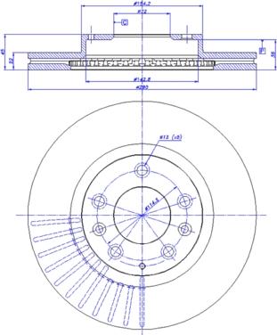 CAR 142.1306 - Тормозной диск avtokuzovplus.com.ua