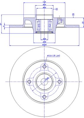 CAR 142.1316 - Тормозной диск autodnr.net