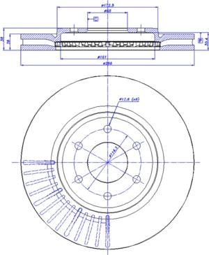 CAR 142.1322 - Гальмівний диск autocars.com.ua