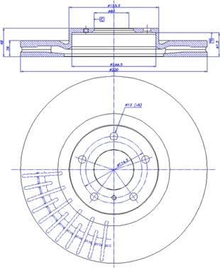 CAR 142.1324 - Гальмівний диск autocars.com.ua