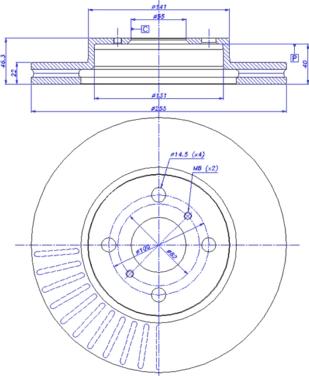 CAR 142.1332 - Тормозной диск avtokuzovplus.com.ua