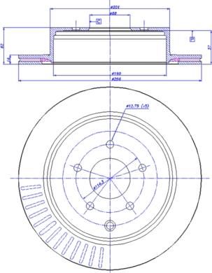 CAR 142.1333 - Тормозной диск avtokuzovplus.com.ua