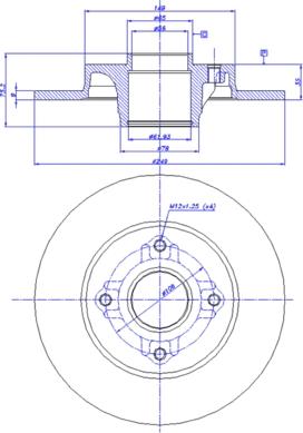 CAR 142.1346 - Тормозной диск avtokuzovplus.com.ua