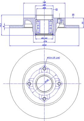 CAR 142.1347 - Тормозной диск avtokuzovplus.com.ua