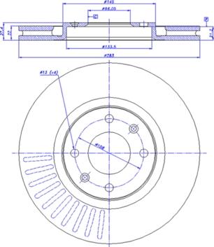 CAR 142.135 - Тормозной диск autodnr.net