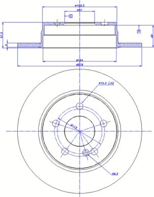 CAR 142.1362 - Гальмівний диск autocars.com.ua