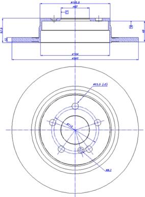 CAR 142.1364 - Гальмівний диск autocars.com.ua