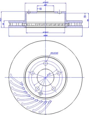 CAR 142.1368 - Тормозной диск avtokuzovplus.com.ua