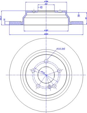 CAR 142.1370 - Тормозной диск avtokuzovplus.com.ua