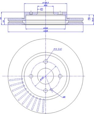 CAR 142.1377 - Гальмівний диск autocars.com.ua