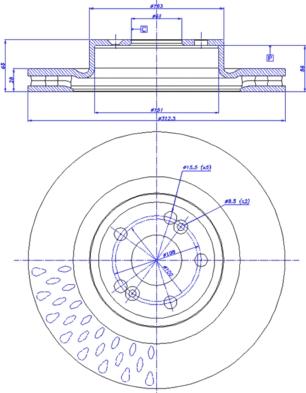 CAR 142.1385 - Гальмівний диск autocars.com.ua