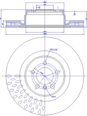 CAR 142.1395 - Тормозной диск avtokuzovplus.com.ua