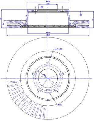 CAR 142.1397 - Гальмівний диск autocars.com.ua