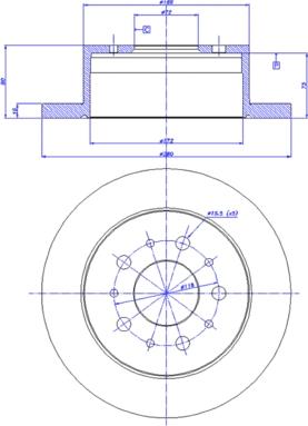 CAR 142.1413 - Тормозной диск avtokuzovplus.com.ua