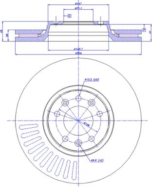 CAR 142.1425 - Гальмівний диск autocars.com.ua