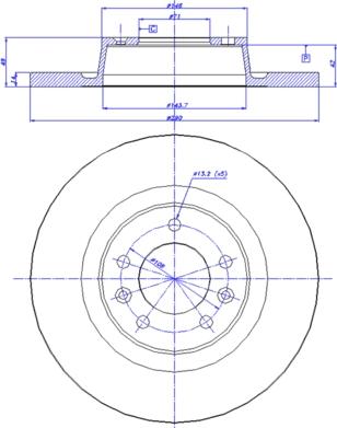 CAR 142.1426 - Гальмівний диск autocars.com.ua