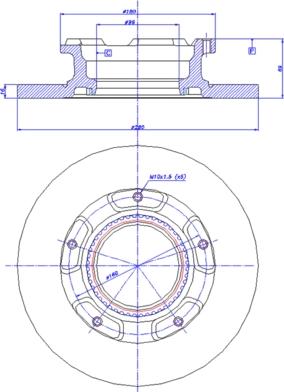 CAR 142.1427 - Тормозной диск avtokuzovplus.com.ua