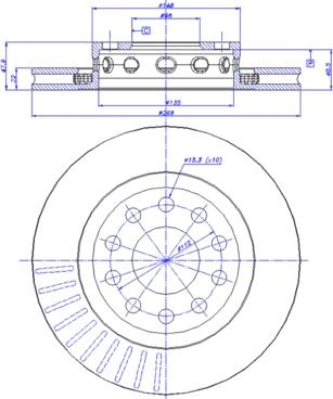 CAR 142.1429 - Тормозной диск avtokuzovplus.com.ua