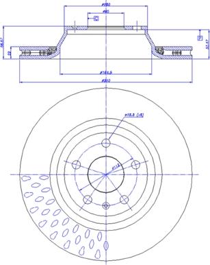 CAR 142.1430 - Гальмівний диск autocars.com.ua