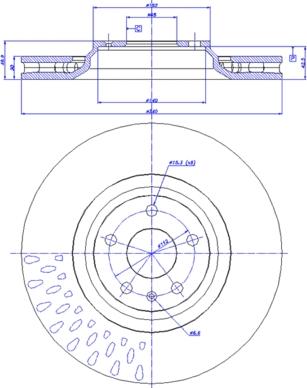 CAR 142.1433 - Гальмівний диск autocars.com.ua