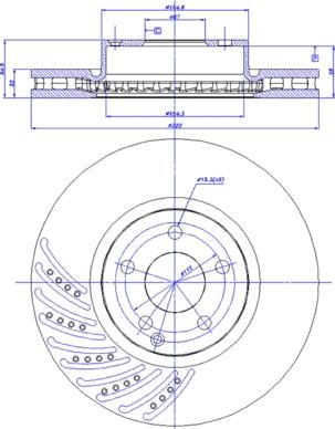 CAR 142.1437 - Гальмівний диск autocars.com.ua