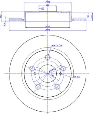 CAR 142.1439 - Тормозной диск avtokuzovplus.com.ua