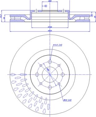 CAR 142.1441 - Тормозной диск avtokuzovplus.com.ua