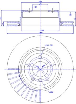 CAR 142.1445 - Тормозной диск avtokuzovplus.com.ua