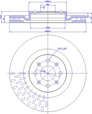 CAR 142.1450 - Тормозной диск autodnr.net