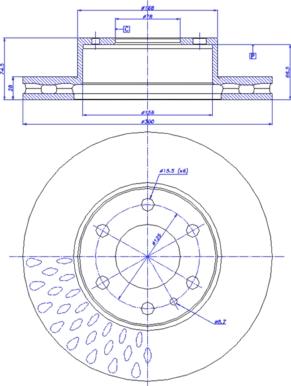 CAR 142.1457 - Гальмівний диск autocars.com.ua