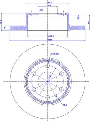 CAR 142.1458 - Тормозной диск avtokuzovplus.com.ua