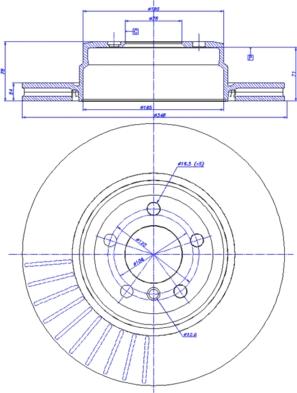 CAR 142.1466 - Тормозной диск avtokuzovplus.com.ua