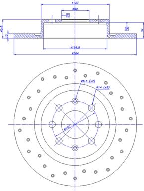 CAR 142.1473 - Гальмівний диск autocars.com.ua