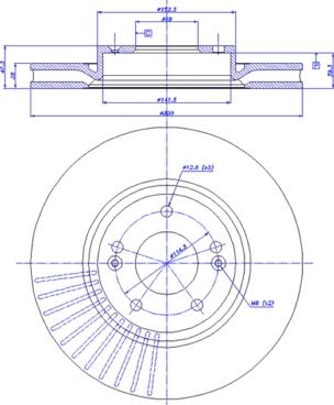 CAR 142.1483 - Гальмівний диск autocars.com.ua