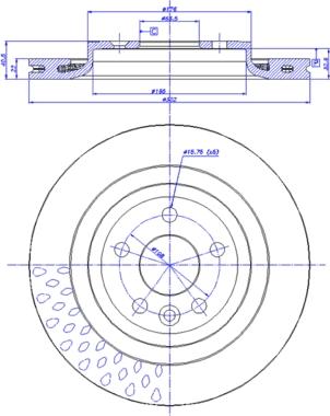 CAR 142.1489 - Гальмівний диск autocars.com.ua