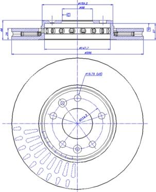 CAR 142.1493 - Тормозной диск avtokuzovplus.com.ua