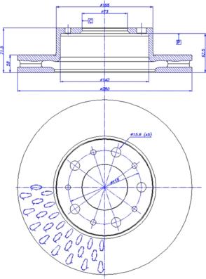 CAR 142.1504 - Тормозной диск avtokuzovplus.com.ua