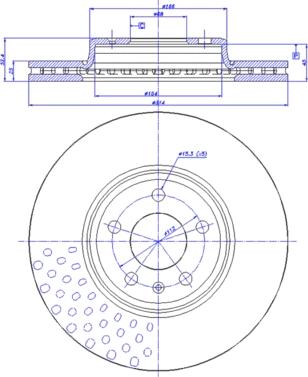 CAR 142.1507 - Тормозной диск avtokuzovplus.com.ua