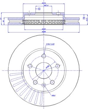 CAR 142.1510 - Гальмівний диск autocars.com.ua