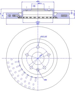 CAR 142.1512 - Тормозной диск avtokuzovplus.com.ua