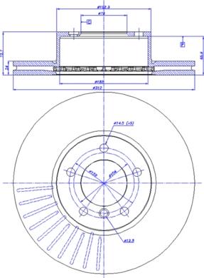 GMC 92176105 - Гальмівний диск autocars.com.ua