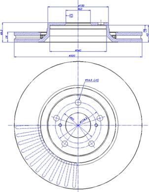 CAR 142.1532 - Тормозной диск avtokuzovplus.com.ua