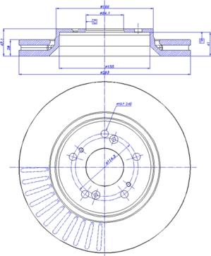 CAR 142.1535 - Тормозной диск autodnr.net