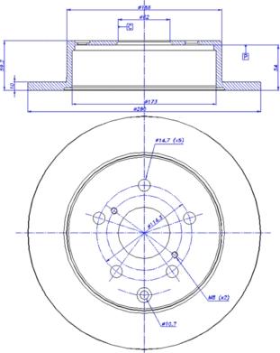 CAR 142.1536 - Тормозной диск avtokuzovplus.com.ua